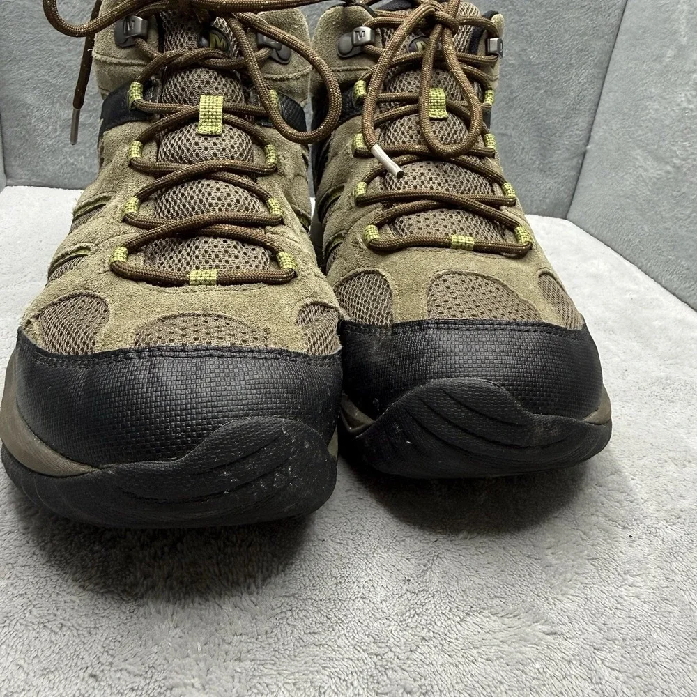 Merrell Outmost Mid Vent Waterproof Hiking Shoes Brown Men's Size 9.5 J09523